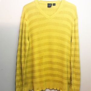 Armani Exchange Yellow Sweater